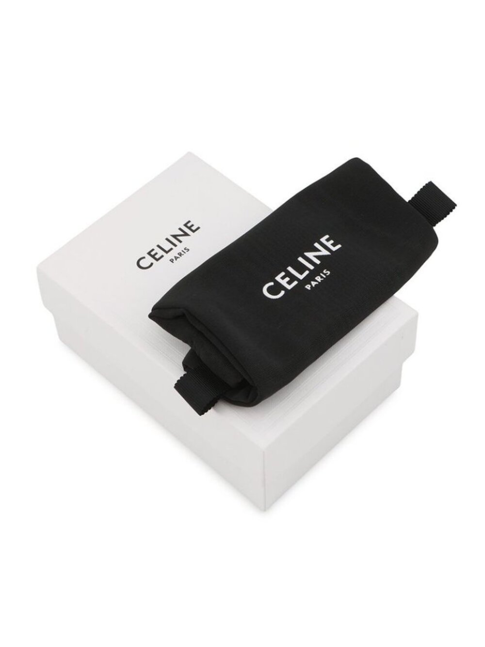 Celine Card Case with Flap Holder 16 Seeds Calf Leather White - Picture 9 of 9